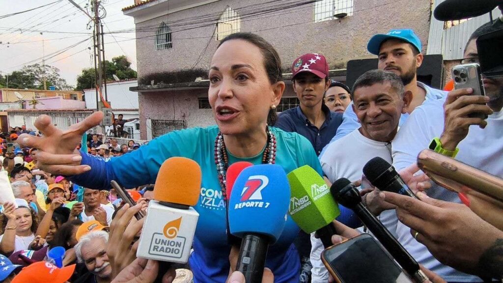 Maria Corina Machado en Valencia