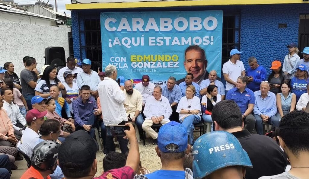 Edmundo Gonzalez Urrutia se reunio con lideres de los partidos politicos