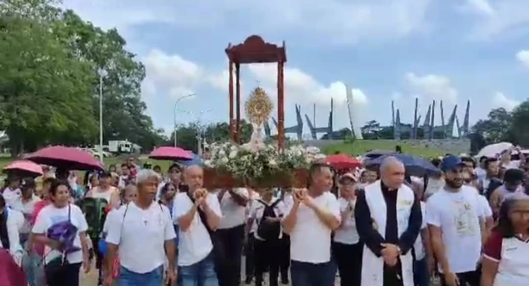 Reliquia de la Virgen de Coromoto llegó a Carabobo