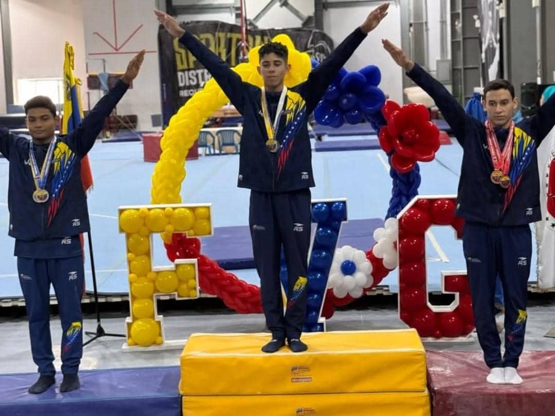 Gimnasta carabobeño se alzó con seis medallas en el Torneo Apertura 2025