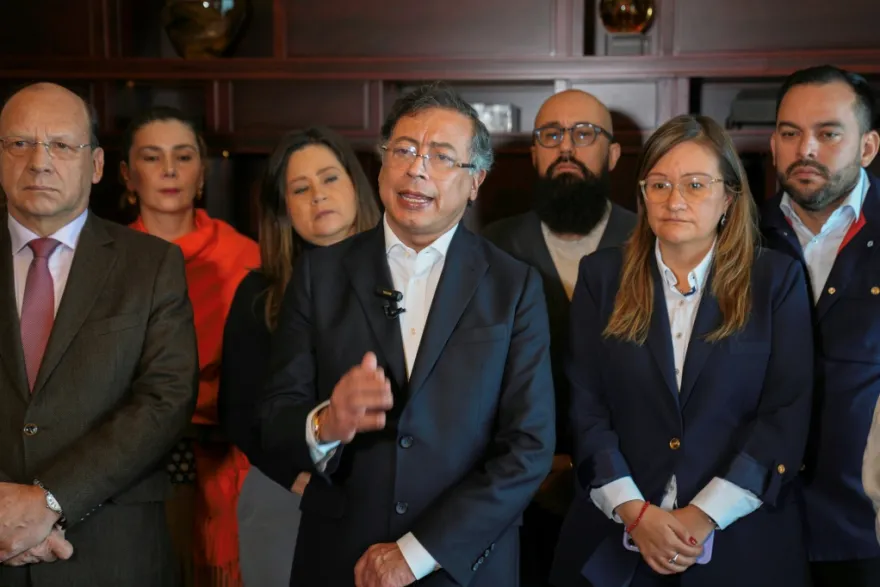 Petro convocó movilizaciones en Colombia tras el rechazo del Senado a su consulta popular